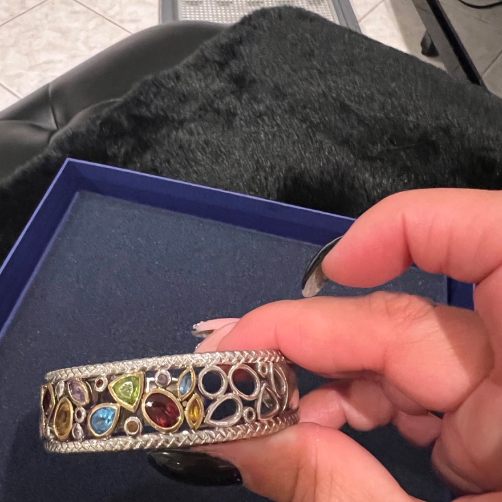 Solid Sterling Silver Bracelet - image 2